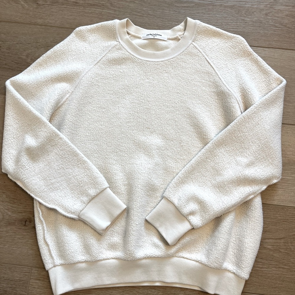 Perfect White Tee- Ziggy Inside Out Sweatshirt